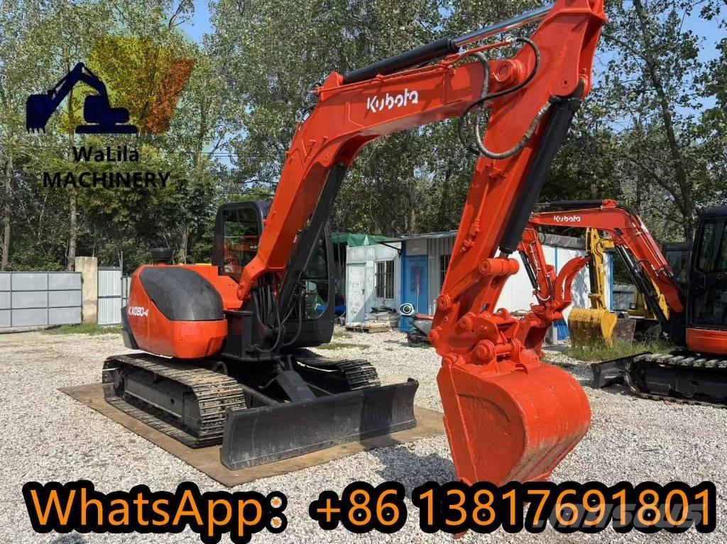 Kubota KX 080-4 حفارات صغيرة أقل من 7 طن (حفارات صغيرة)