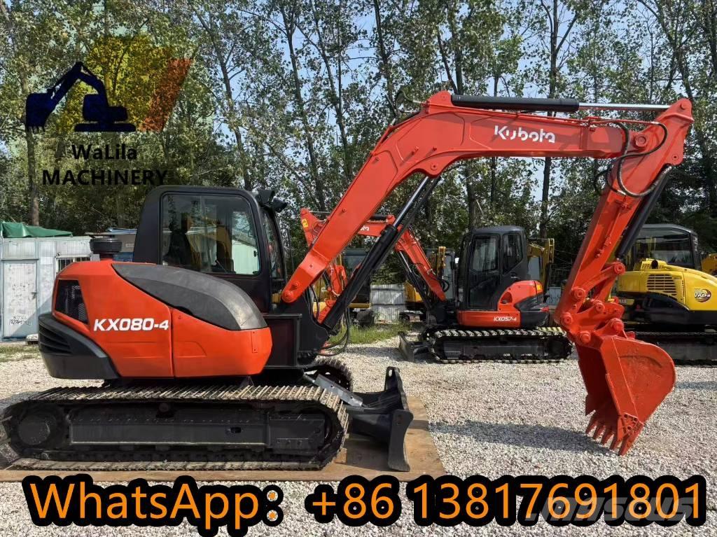 Kubota KX 080-4 حفارات صغيرة أقل من 7 طن (حفارات صغيرة)