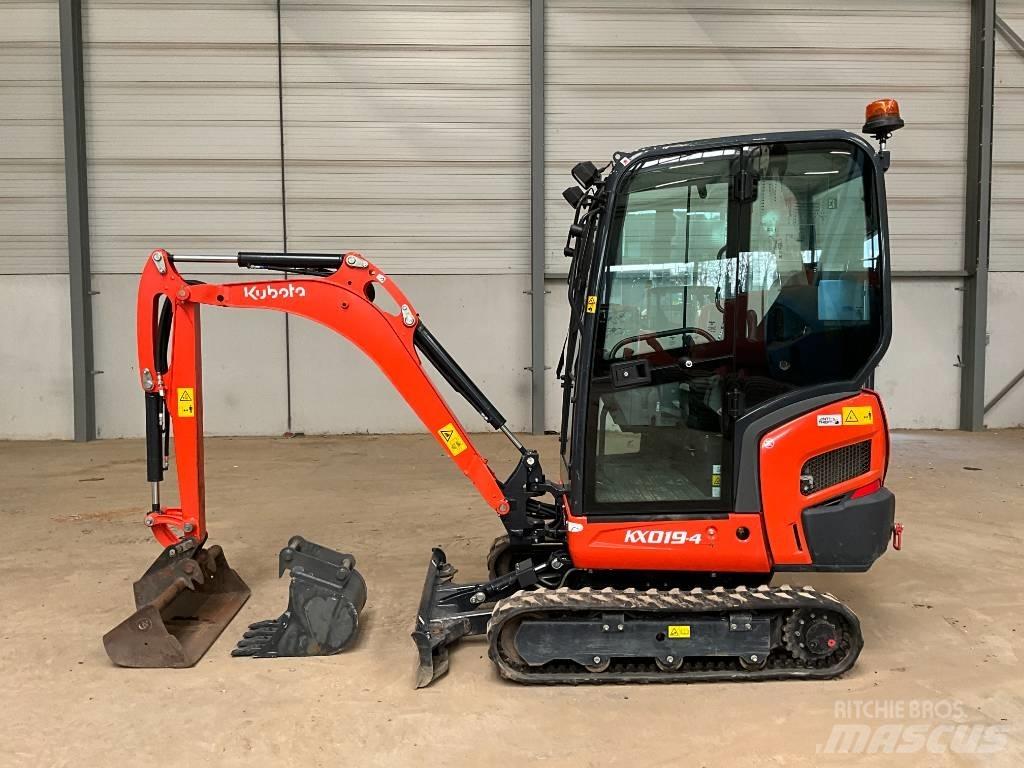 Kubota KX 019-4 حفارات صغيرة أقل من 7 طن (حفارات صغيرة)