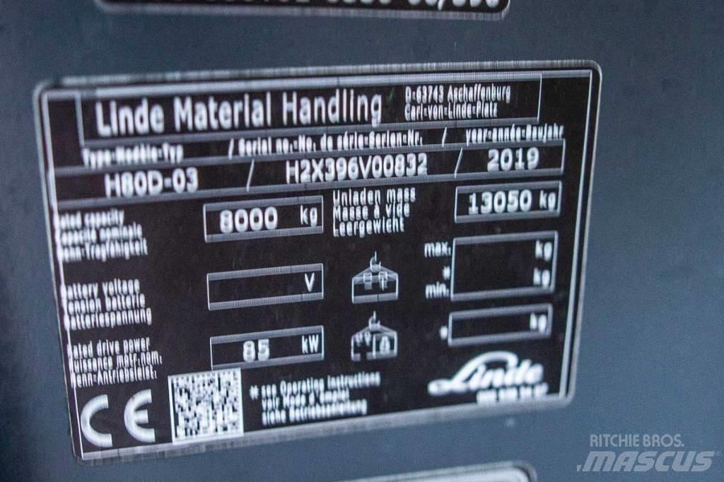 Linde H 80 D-03 شاحنات الديزل