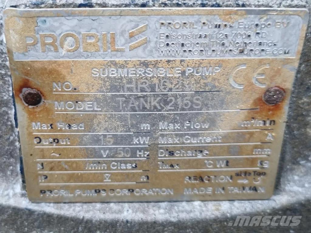  Proril Tank 315S مضخات المياه