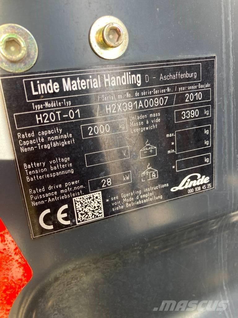 Linde H20T/391 شاحنات LPG