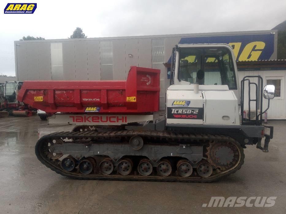 Takeuchi TCR 50-2 عربات نقل قلابة مجنزرة