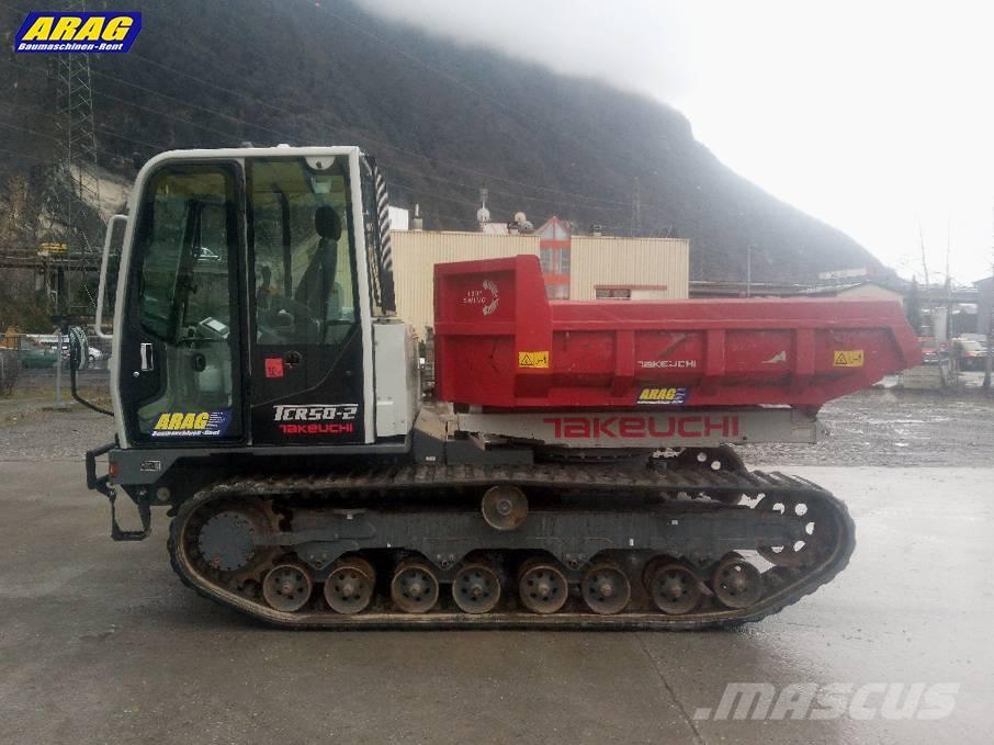 Takeuchi TCR 50-2 عربات نقل قلابة مجنزرة