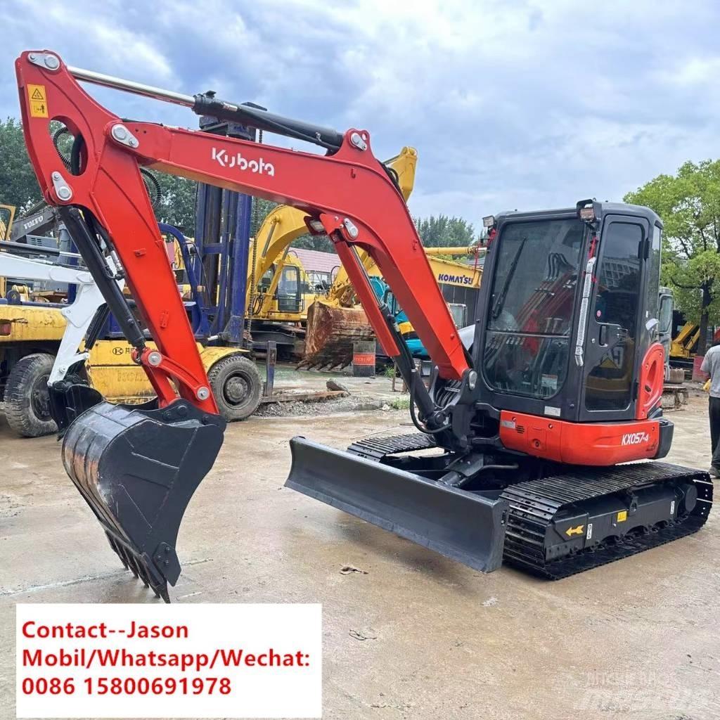 Kubota KX 057-4 حفارات صغيرة أقل من 7 طن (حفارات صغيرة)