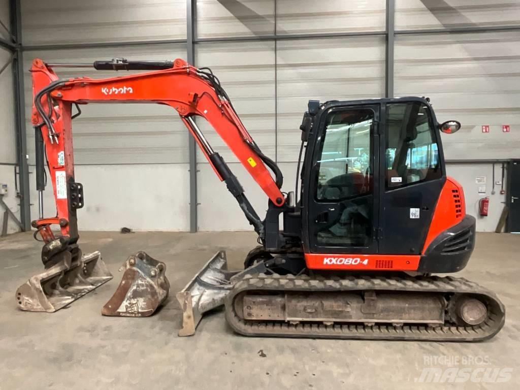 Kubota KX 080-4 حفارات وسط 7 طن - 12 طن