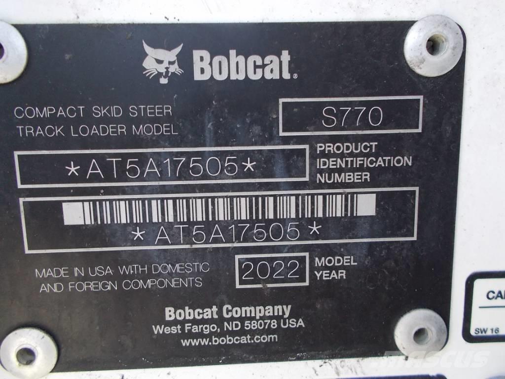 Bobcat S770 لوادر انزلاقية التوجيه