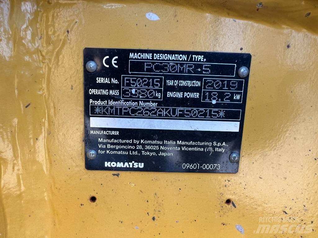 Komatsu PC 30 MR-5 حفارات صغيرة أقل من 7 طن (حفارات صغيرة)