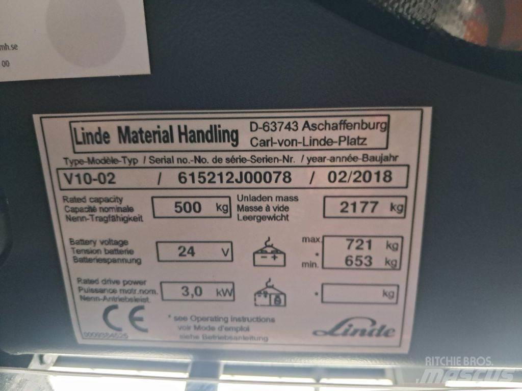 Linde V10-02 معدات الرفع عالي المستوى