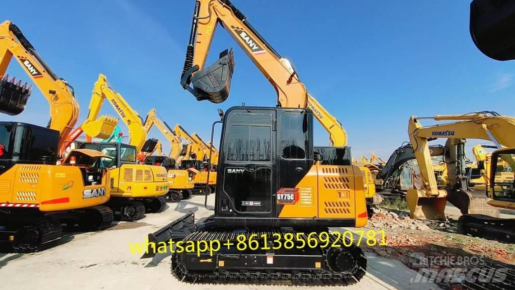 Sany SY 75 C حفارات زحافة
