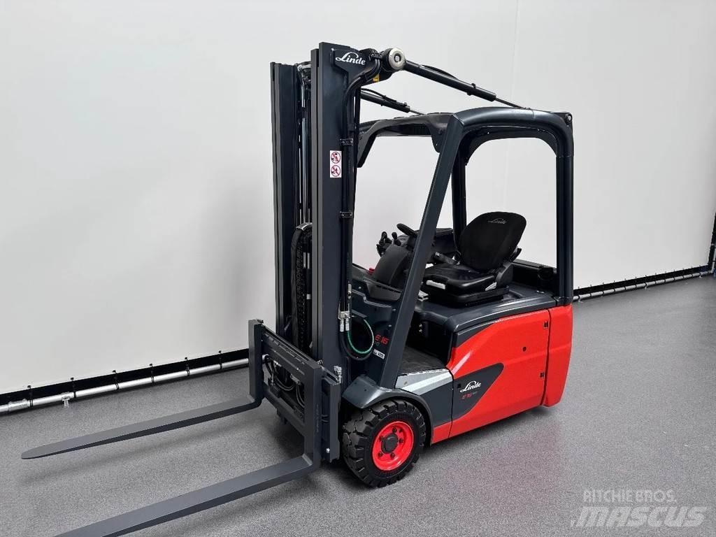 Linde 386 E 16-02 شاحنات ذات رافعات شوكية تعمل بالكهرباء