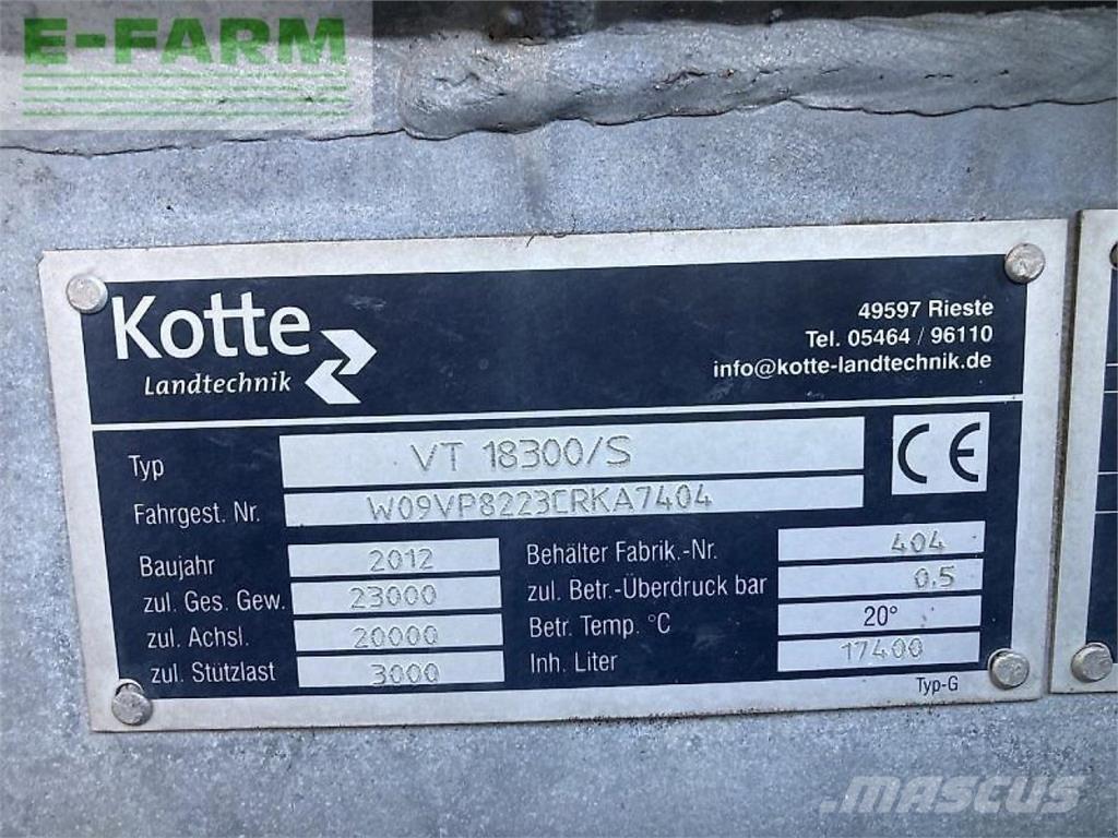  Gebo vt 18300 معدات توزيع السماد العضوي