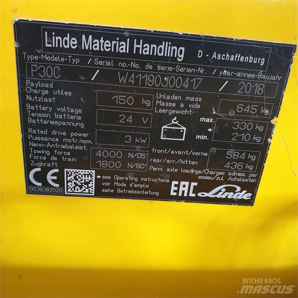 Linde P30C شاحنة قاطرة