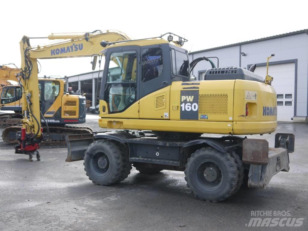 Komatsu PW 160-7E0 حفارات بعجل