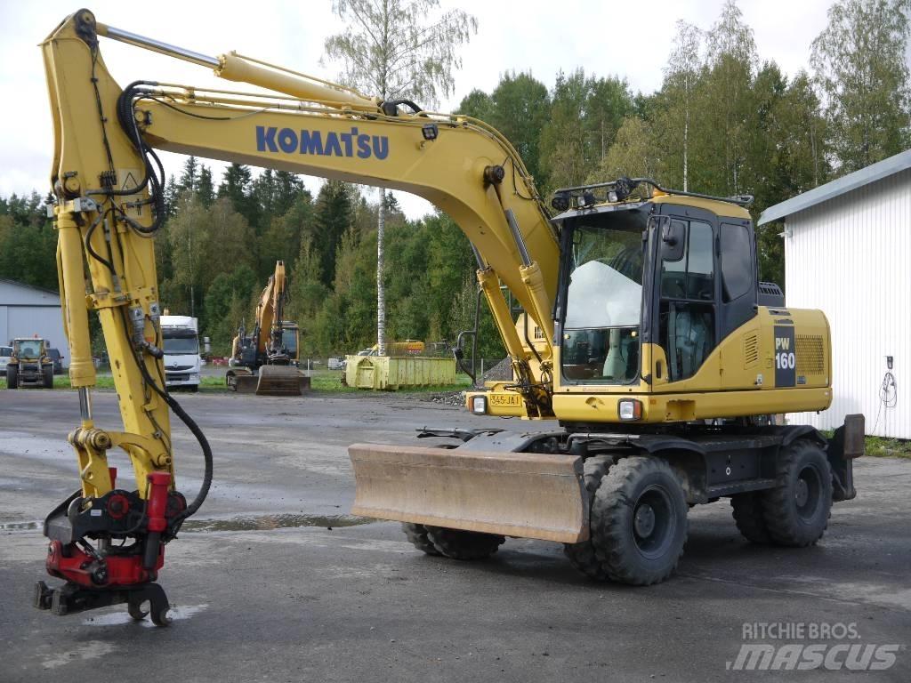 Komatsu PW 160-7E0 حفارات بعجل
