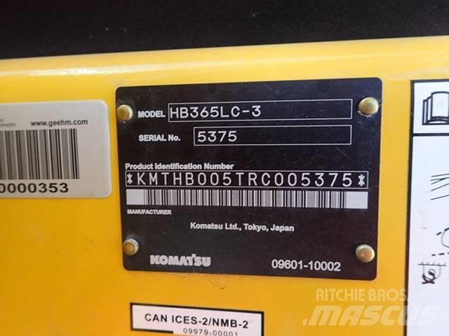 Komatsu HB 365LC-3 حفارات زحافة