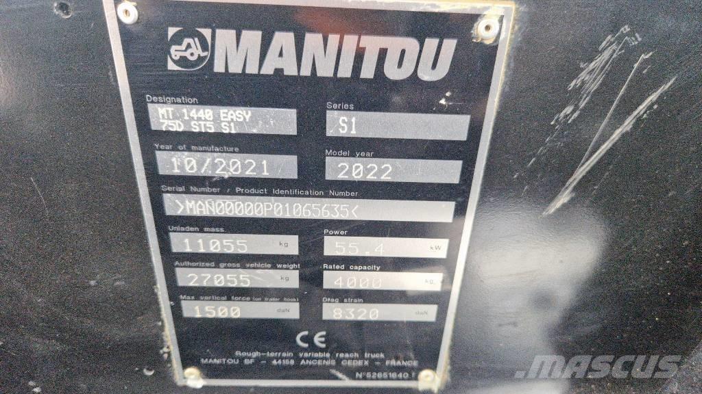 Manitou MT 1440 مناولات متداخلة