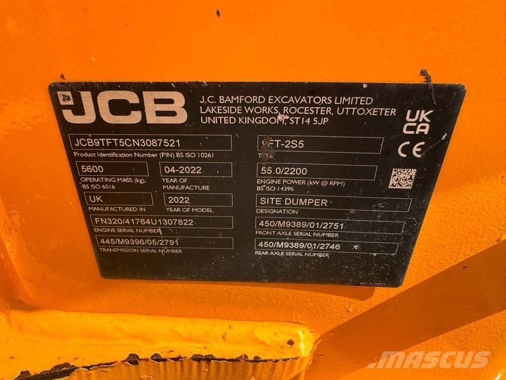JCB 9T-2FT عربات نقل قلابة للمواقع