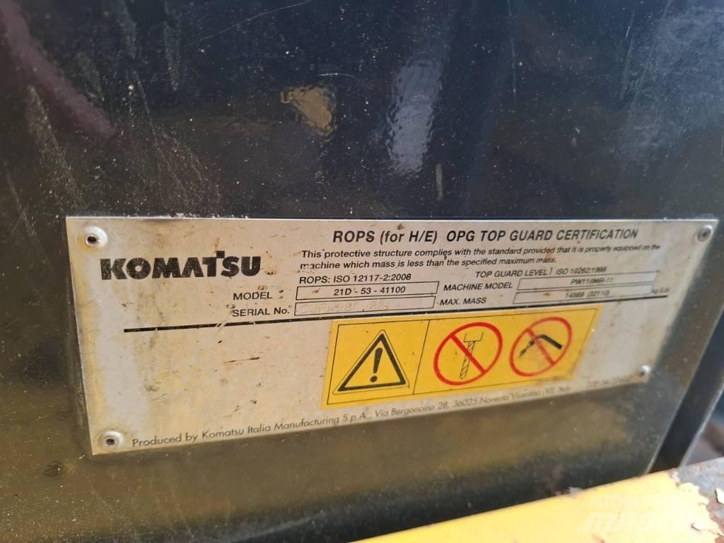 Komatsu PW 118MR-11 حفارات بعجل