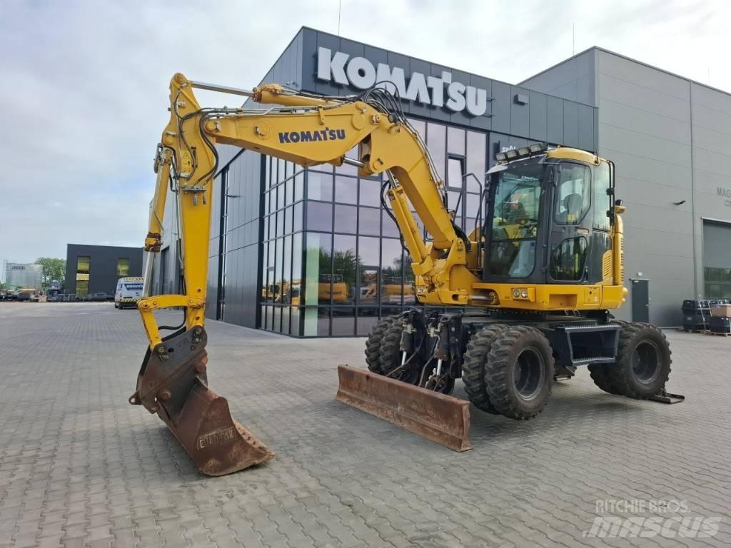 Komatsu PW 118MR-11 حفارات بعجل