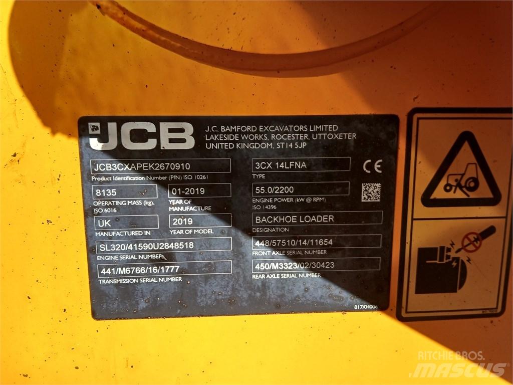 JCB 3 CX ECO لوادر ذات جرافات عكسية