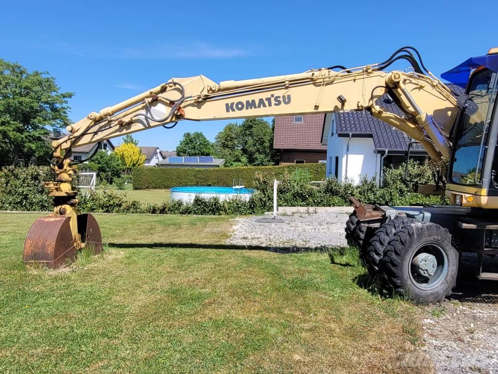 Komatsu PW160 ES-6K حفارات بعجل