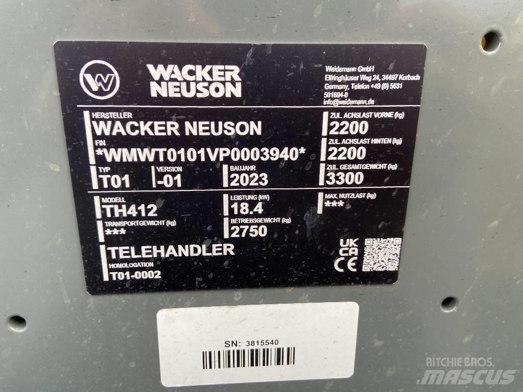 Wacker Neuson TH412 مناولات متداخلة