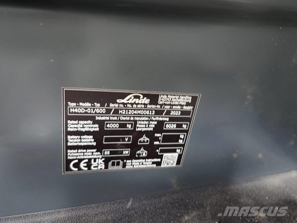 Linde H40D/600/1204 شاحنات الديزل