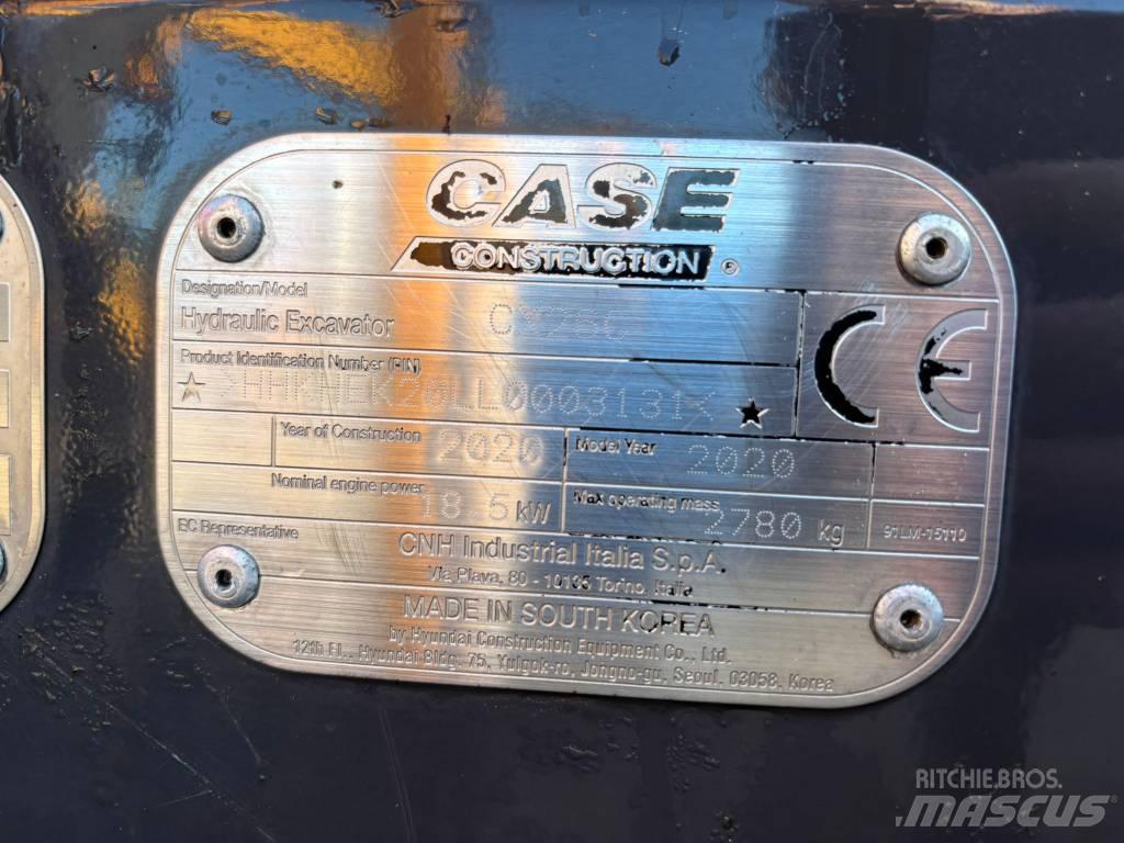 CASE CX 26 C حفارات صغيرة أقل من 7 طن (حفارات صغيرة)