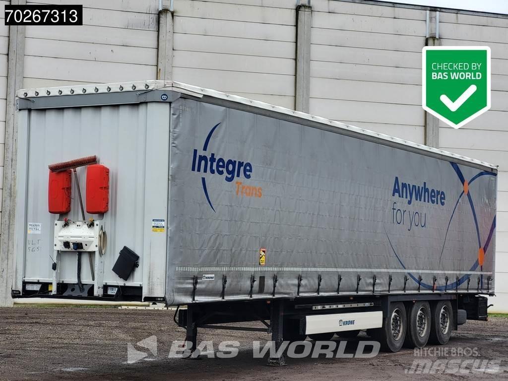 Krone SD 3 axles نصف مقطورات بباب جانبي