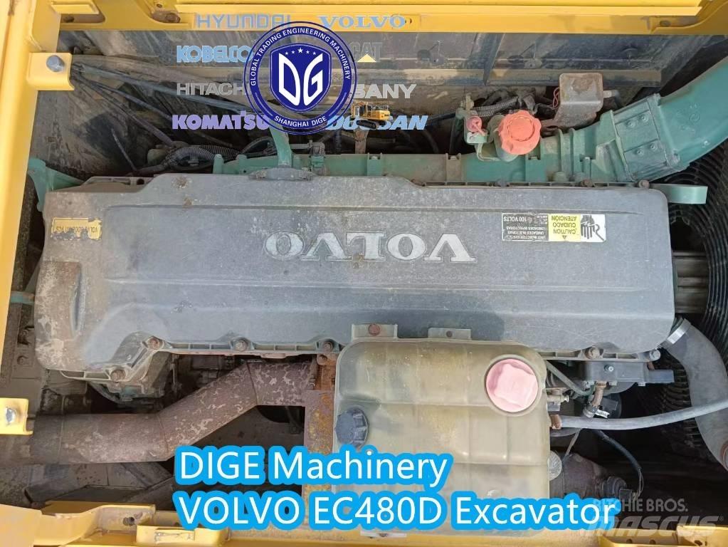 Volvo EC 480 D حفارات زحافة