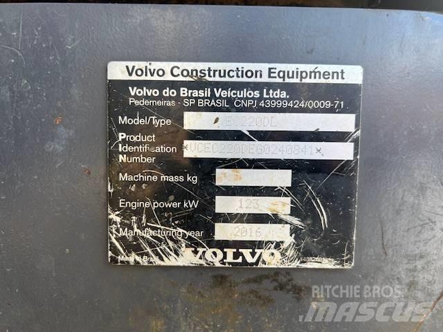 Volvo EC 220 DL حفارات زحافة