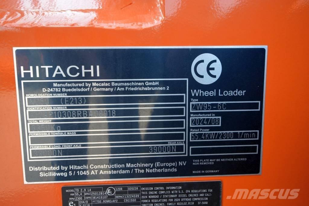 Hitachi ZW 95-6 C لوادر بعجل