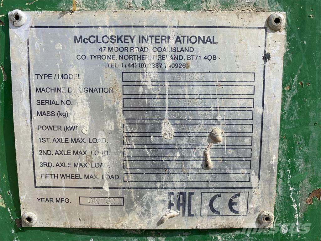 McCloskey VTS95 الكسارات المتنقلة