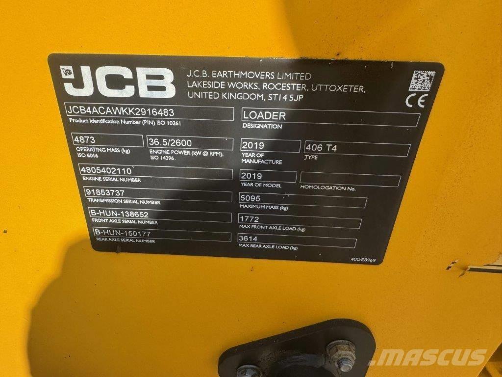 JCB 406 T4 لوادر بعجل