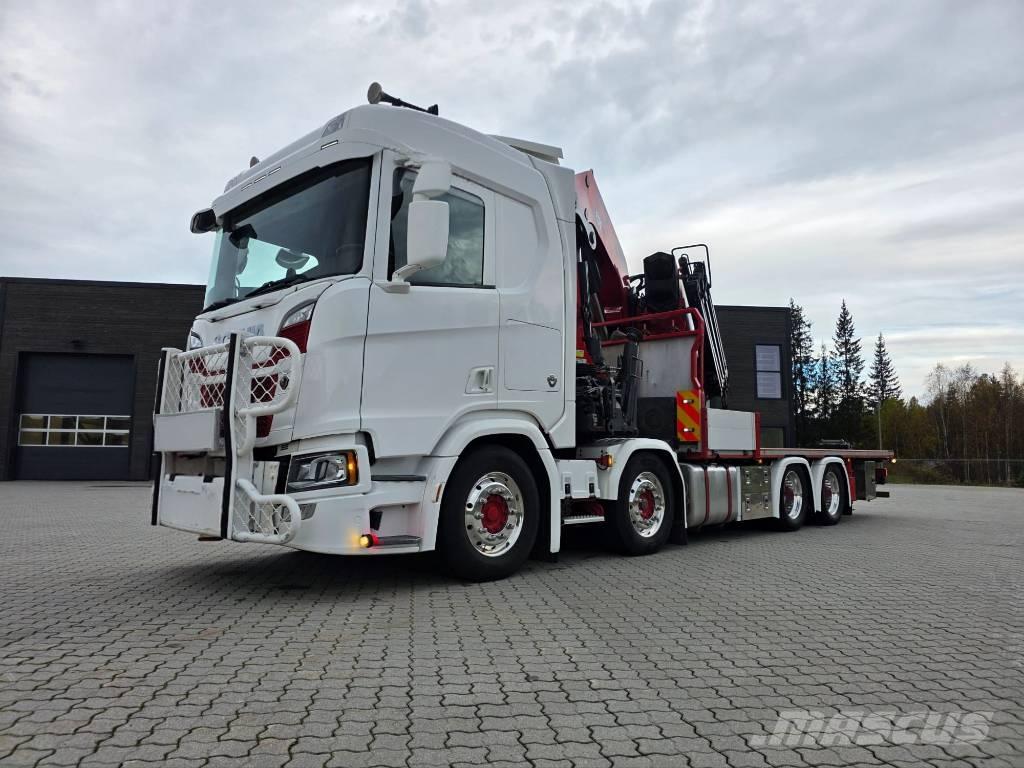 Scania R 650 شاحنات الرافعات