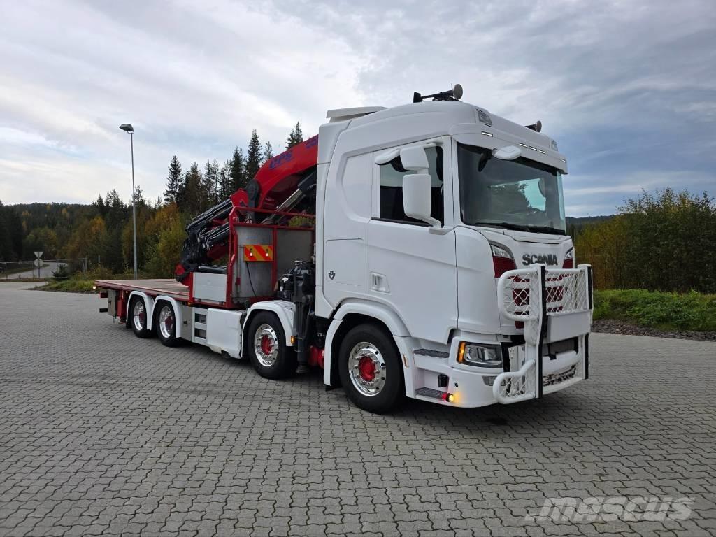 Scania R 650 شاحنات الرافعات