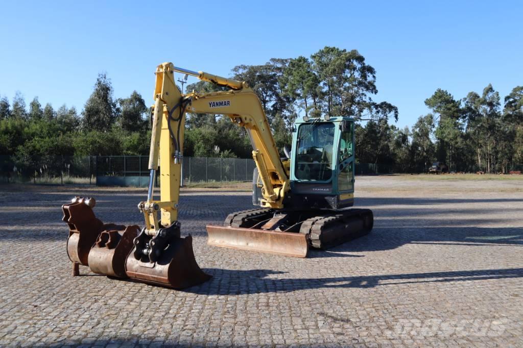 Yanmar Vio 80-1A حفارات وسط 7 طن - 12 طن
