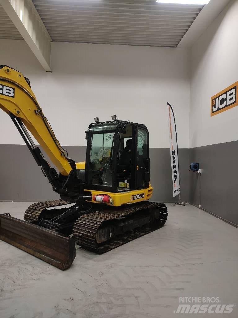 JCB 100 C حفارات وسط 7 طن - 12 طن