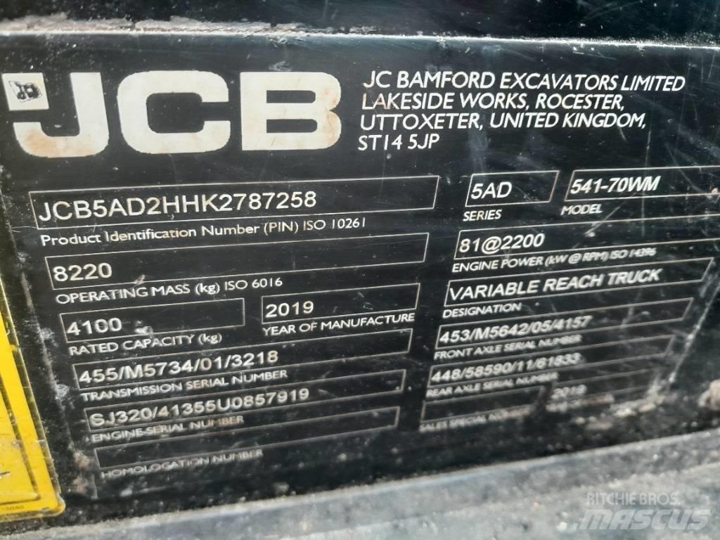 JCB 541-70 معدات مناولة لأغراض الزراعة