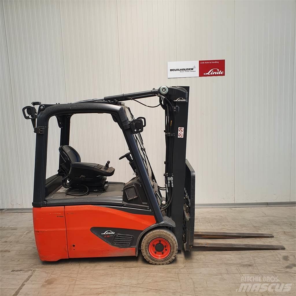 Linde E16 شاحنات ذات رافعات شوكية تعمل بالكهرباء