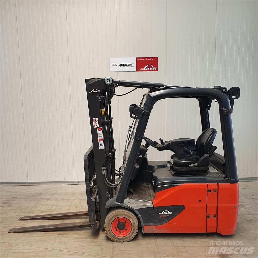Linde E16 شاحنات ذات رافعات شوكية تعمل بالكهرباء