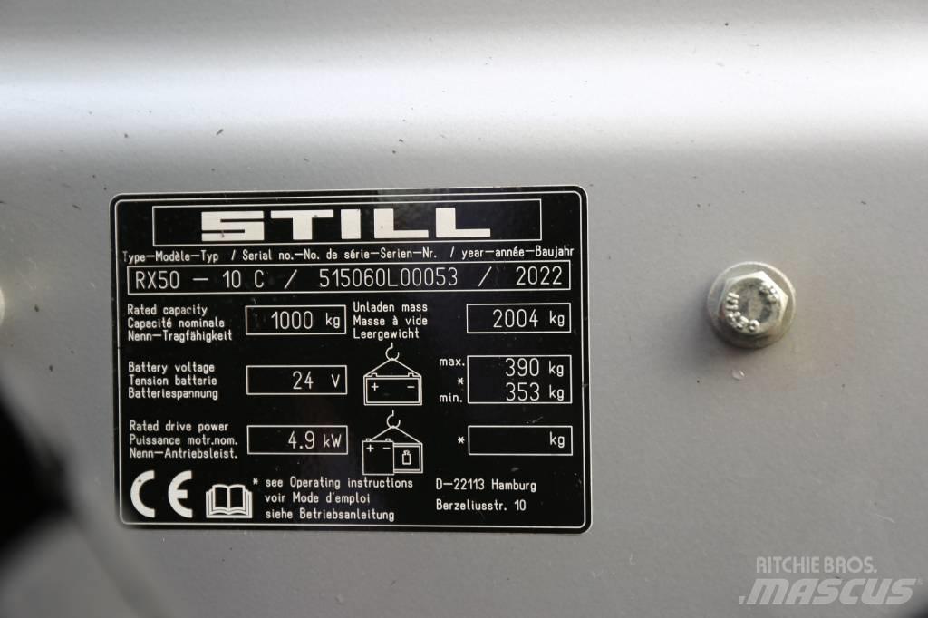 Still RX50-10 شاحنات ذات رافعات شوكية تعمل بالكهرباء