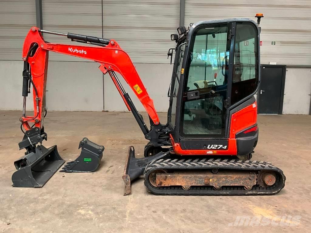 Kubota U 27-4 حفارات صغيرة أقل من 7 طن (حفارات صغيرة)