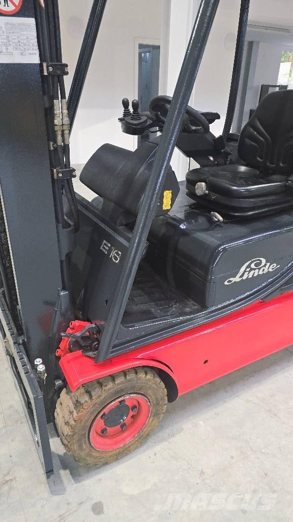 Linde E 16 C-02 شاحنات ذات رافعات شوكية تعمل بالكهرباء
