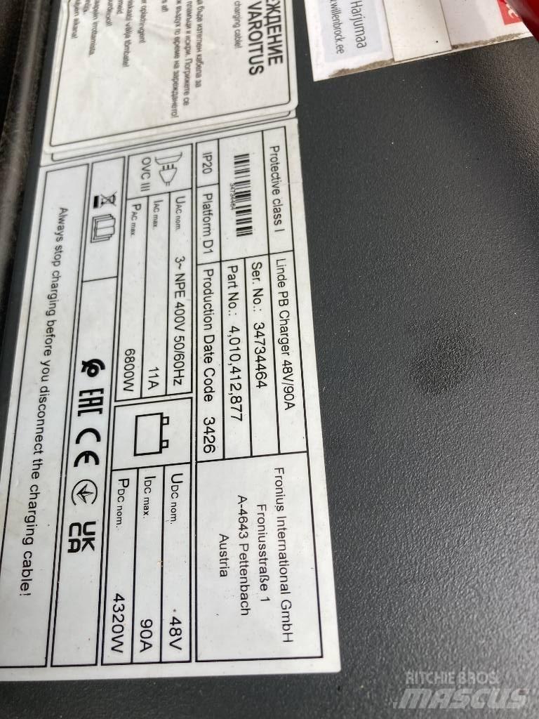 Linde E16P/386-02 شاحنات ذات رافعات شوكية تعمل بالكهرباء