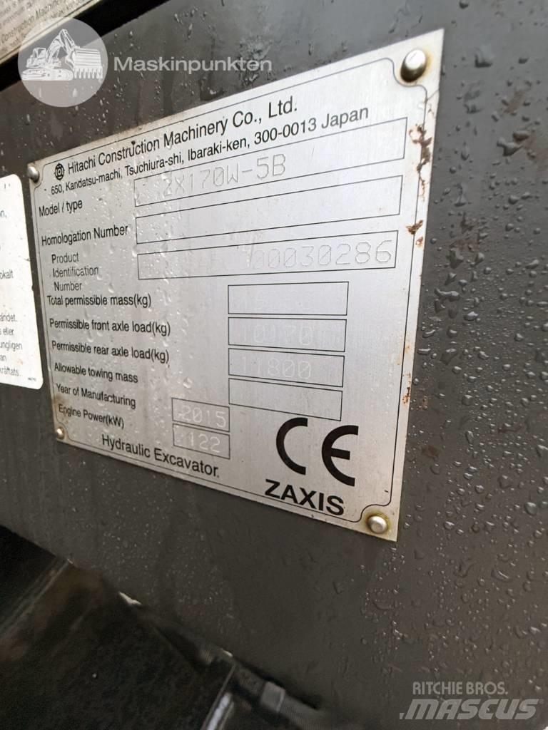 Hitachi ZX 170 W-5 B حفارات بعجل