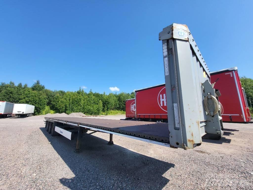 Krone Flatbed Nordic نصف مقطورات مسطحة / مفصلية الجوانب