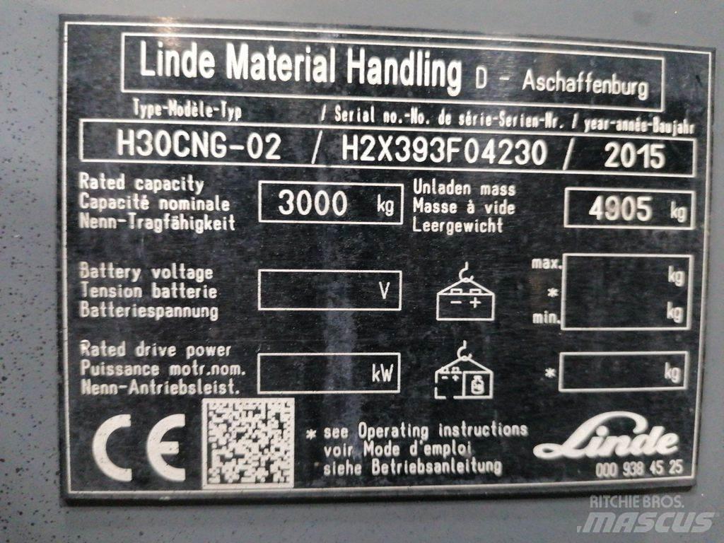 Linde H30CNG-02 شاحنات LPG
