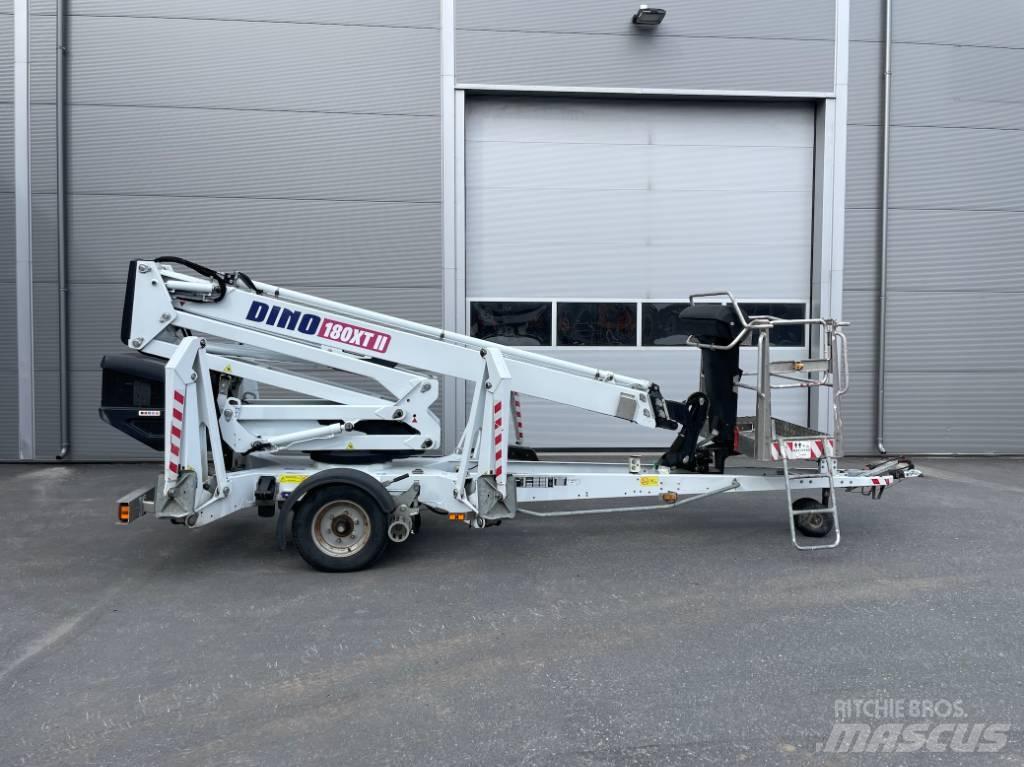 Dino 180 XT II المنصات الهوائية المثبتة على مقطورة